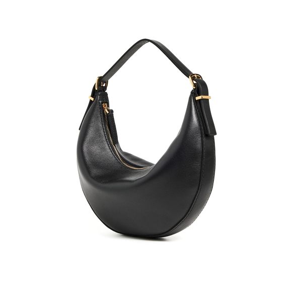 Essentials Crescent Mini Crossbody, True Black, One Size :| - Picture 1 of 5